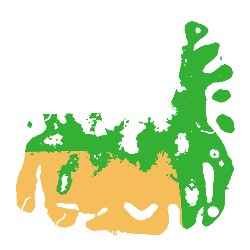 Biome Rust Map: Procedural Map, Size: 4000, Seed: 53116