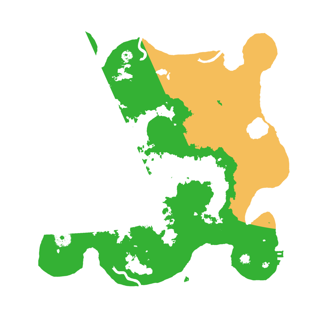 Biome Rust Map: Procedural Map, Size: 3000, Seed: 7291843