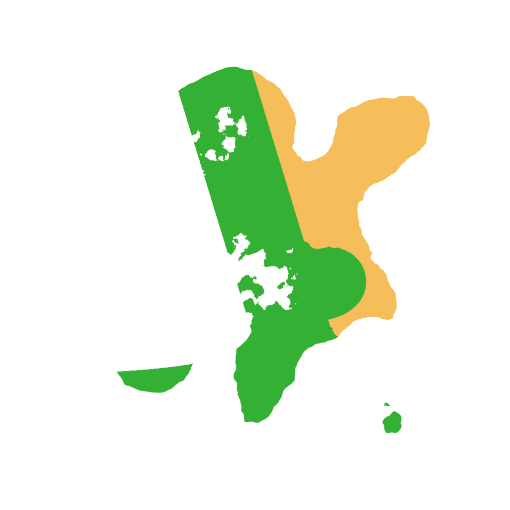 Biome Rust Map: Barren, Size: 2000, Seed: 383