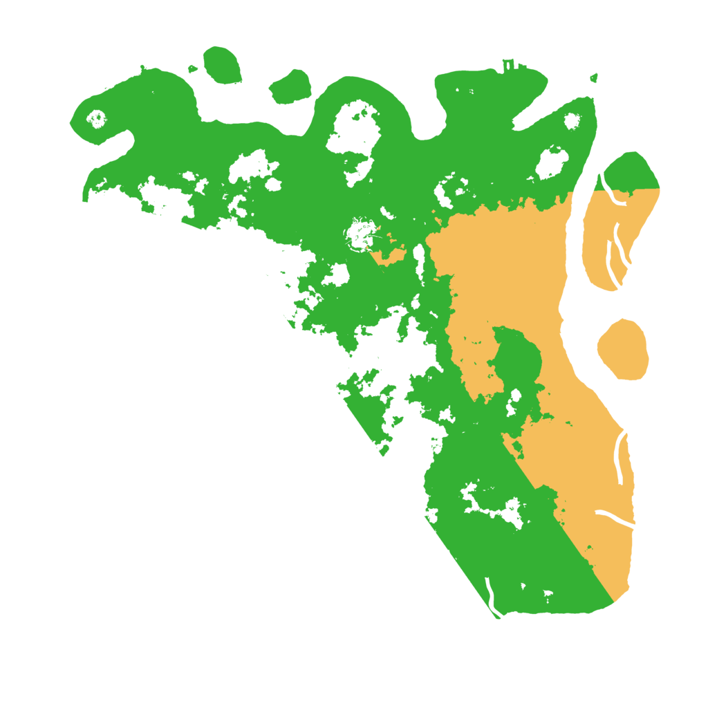 Biome Rust Map: Procedural Map, Size: 4000, Seed: 3716947
