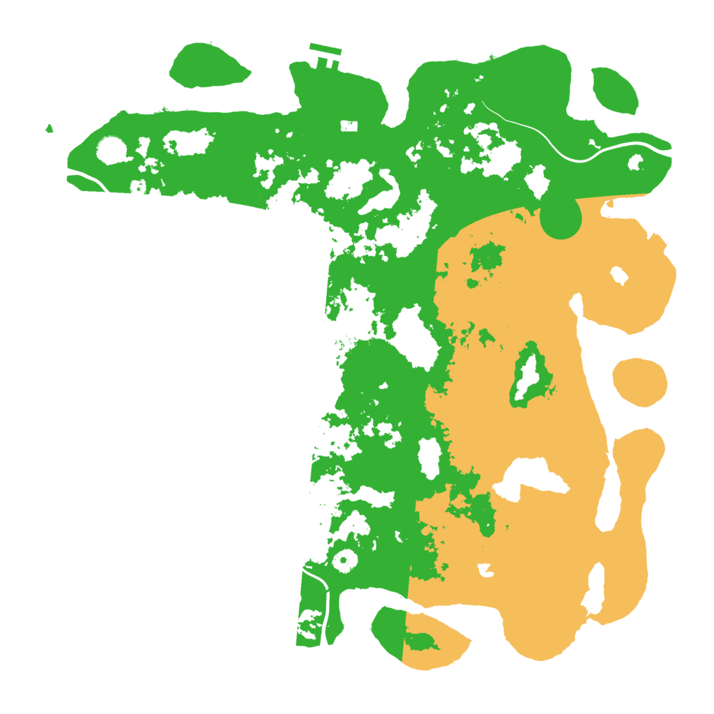 Biome Rust Map: Procedural Map, Size: 4500, Seed: 1078363047