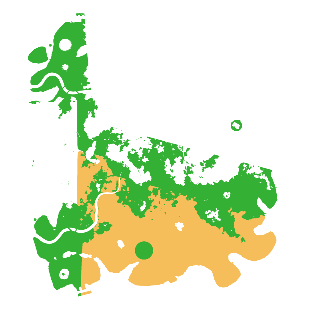 Biome Rust Map: Procedural Map, Size: 4500, Seed: 201376513