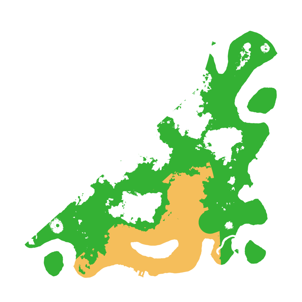 Biome Rust Map: Procedural Map, Size: 3500, Seed: 706485283