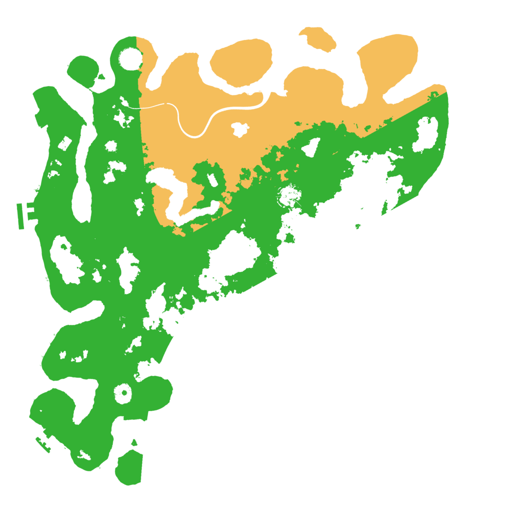 Biome Rust Map: Procedural Map, Size: 4000, Seed: 95995800