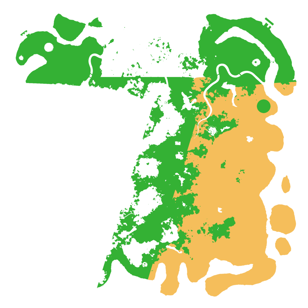 Biome Rust Map: Procedural Map, Size: 6000, Seed: 398