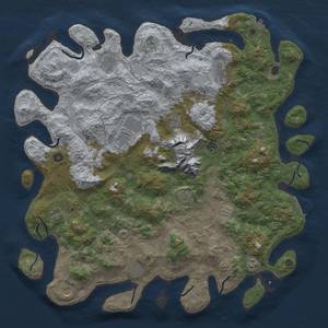 Thumbnail Rust Map: Procedural Map, Size: 5000, Seed: 18705187, 20 Monuments