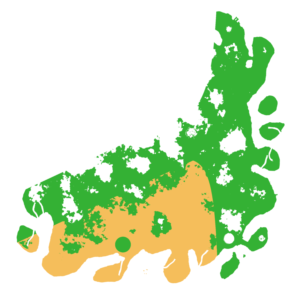 Biome Rust Map: Procedural Map, Size: 5000, Seed: 18705187