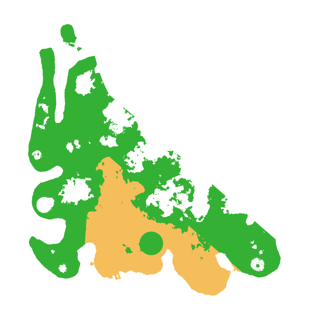 Biome Rust Map: Procedural Map, Size: 3500, Seed: 195428220