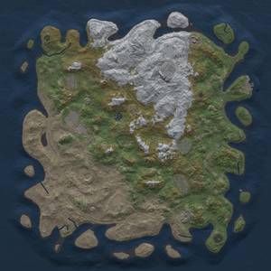 Thumbnail Rust Map: Procedural Map, Size: 4800, Seed: 2072149493, 16 Monuments