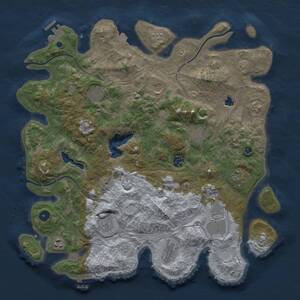 Thumbnail Rust Map: Procedural Map, Size: 4250, Seed: 90729296, 16 Monuments