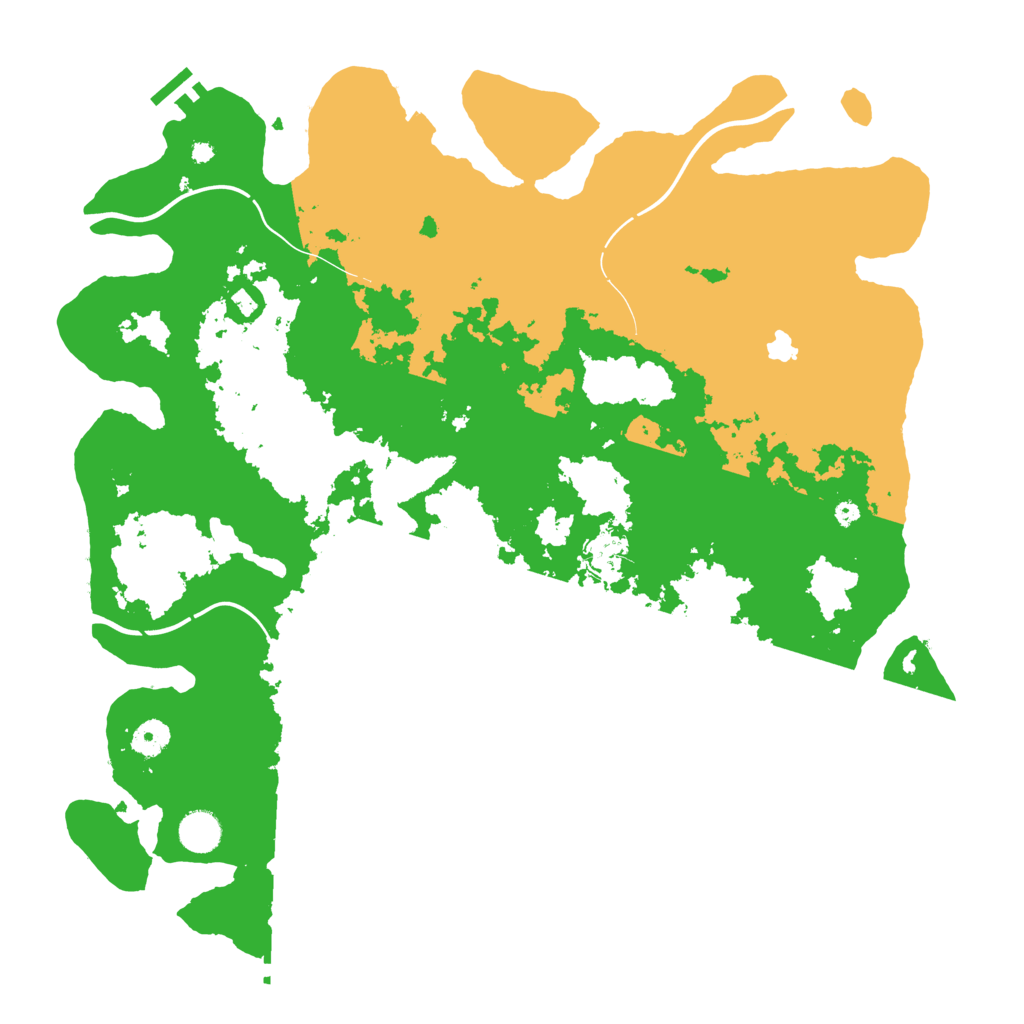 Biome Rust Map: Procedural Map, Size: 4250, Seed: 90729296