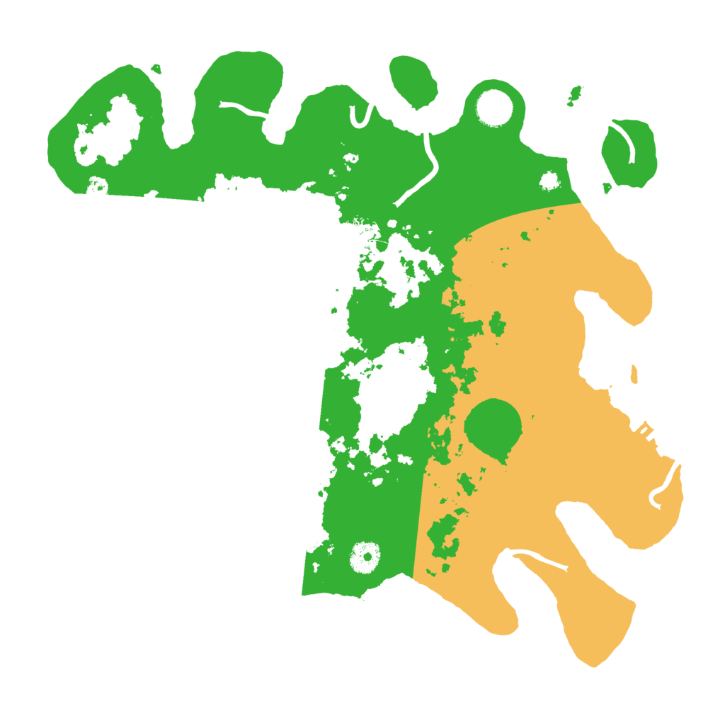Biome Rust Map: Procedural Map, Size: 3500, Seed: 129149