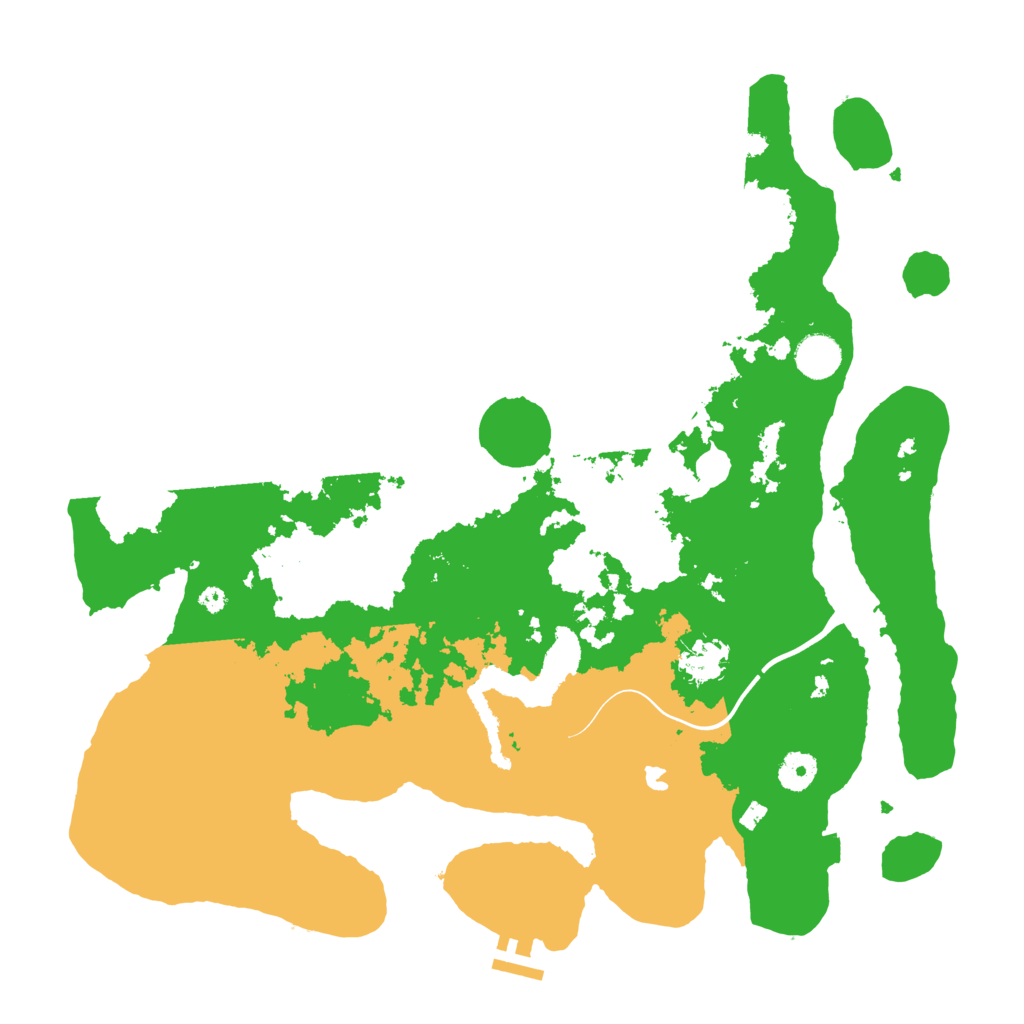 Biome Rust Map: Procedural Map, Size: 4000, Seed: 796273514