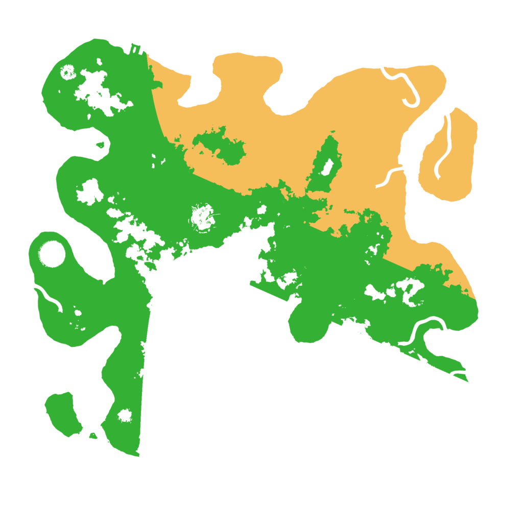 Biome Rust Map: Procedural Map, Size: 3500, Seed: 525682236