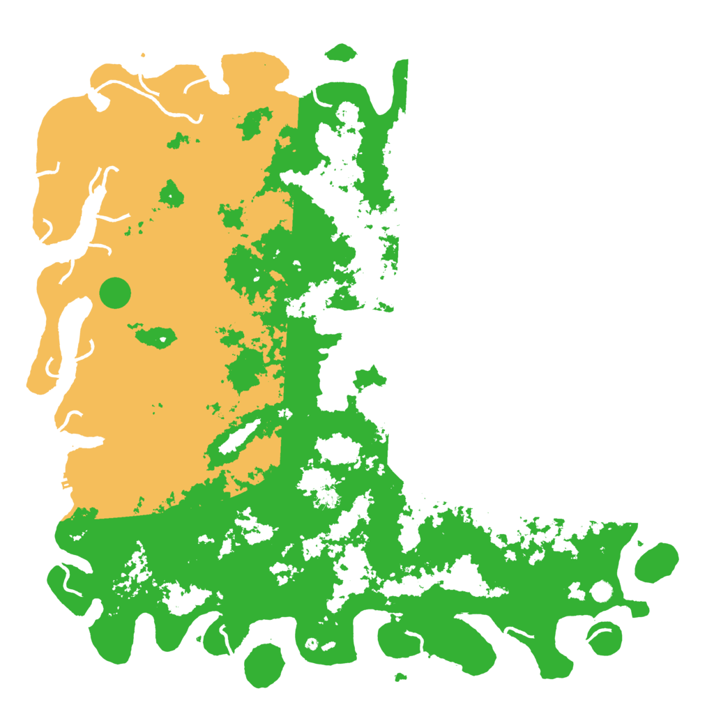 Biome Rust Map: Procedural Map, Size: 6000, Seed: 138120333