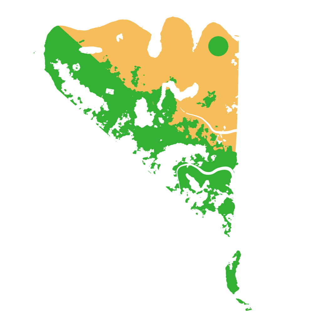 Biome Rust Map: Procedural Map, Size: 4250, Seed: 1024086069