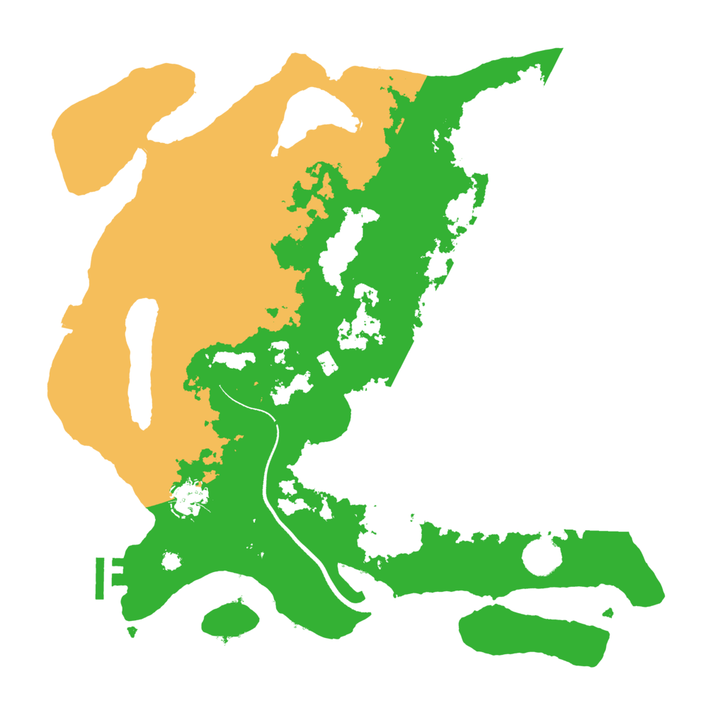 Biome Rust Map: Procedural Map, Size: 3500, Seed: 1480498375