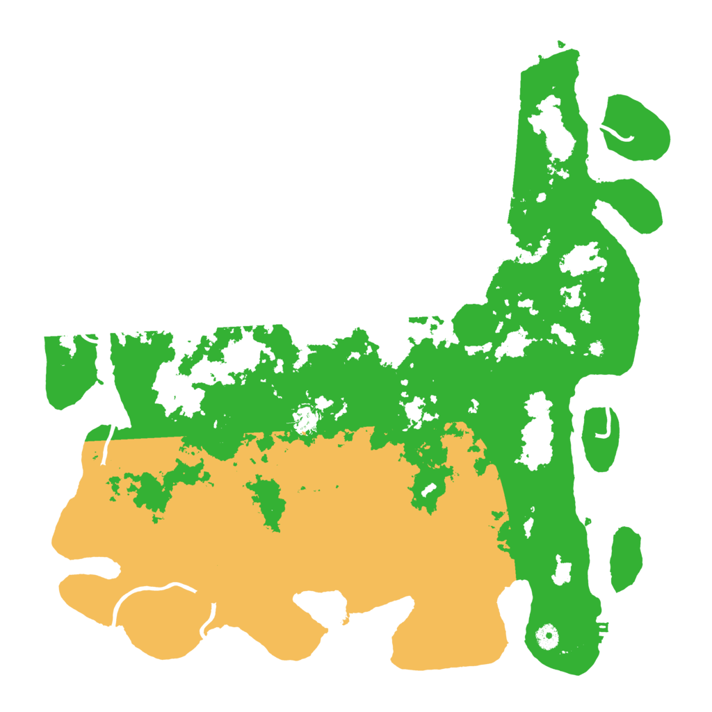 Biome Rust Map: Procedural Map, Size: 4500, Seed: 47732