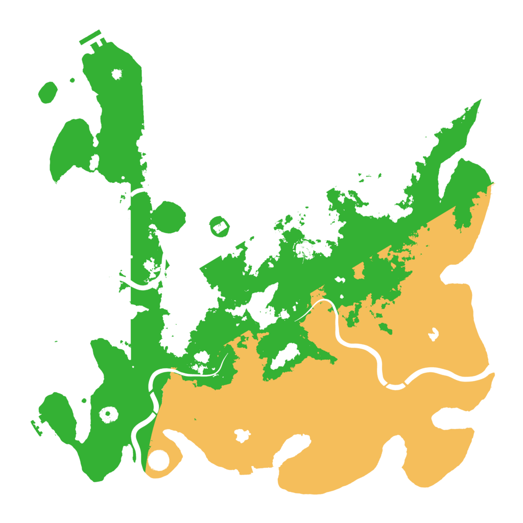 Biome Rust Map: Procedural Map, Size: 4500, Seed: 1102279283