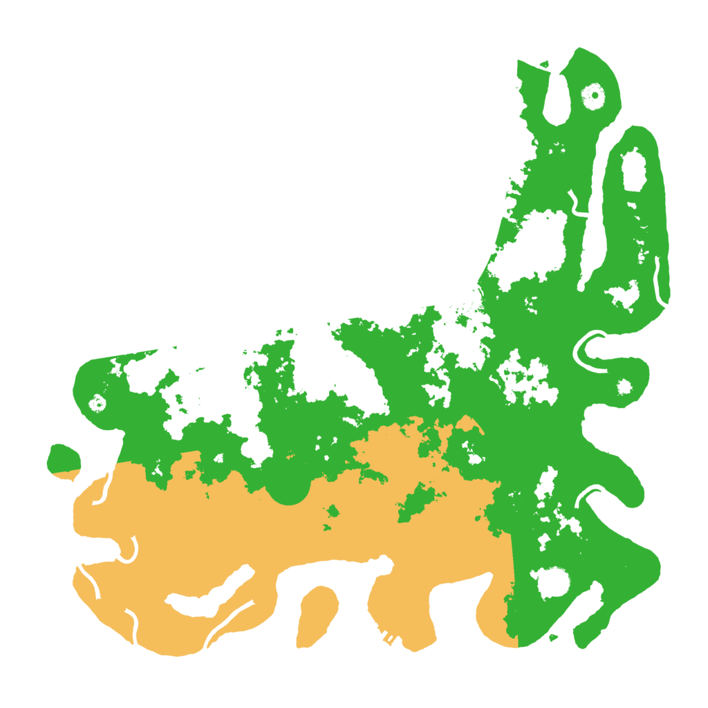 Biome Rust Map: Procedural Map, Size: 4300, Seed: 621876453