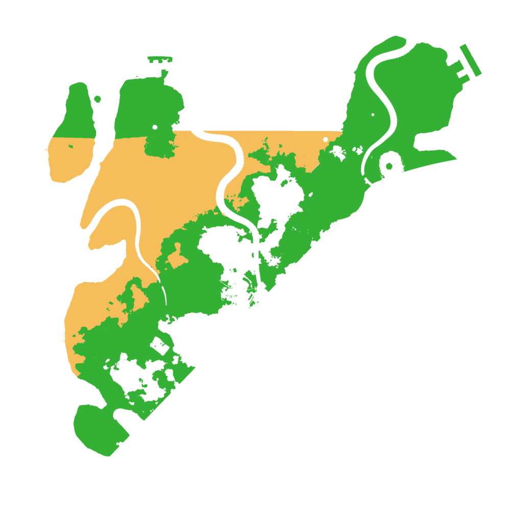 Biome Rust Map: Procedural Map, Size: 3100, Seed: 1395431402