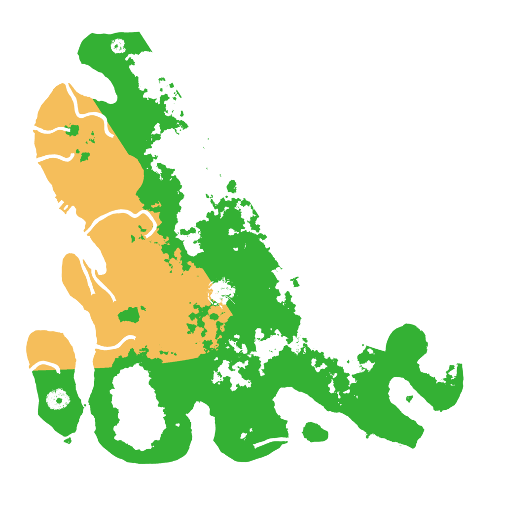 Biome Rust Map: Procedural Map, Size: 3500, Seed: 1462410245