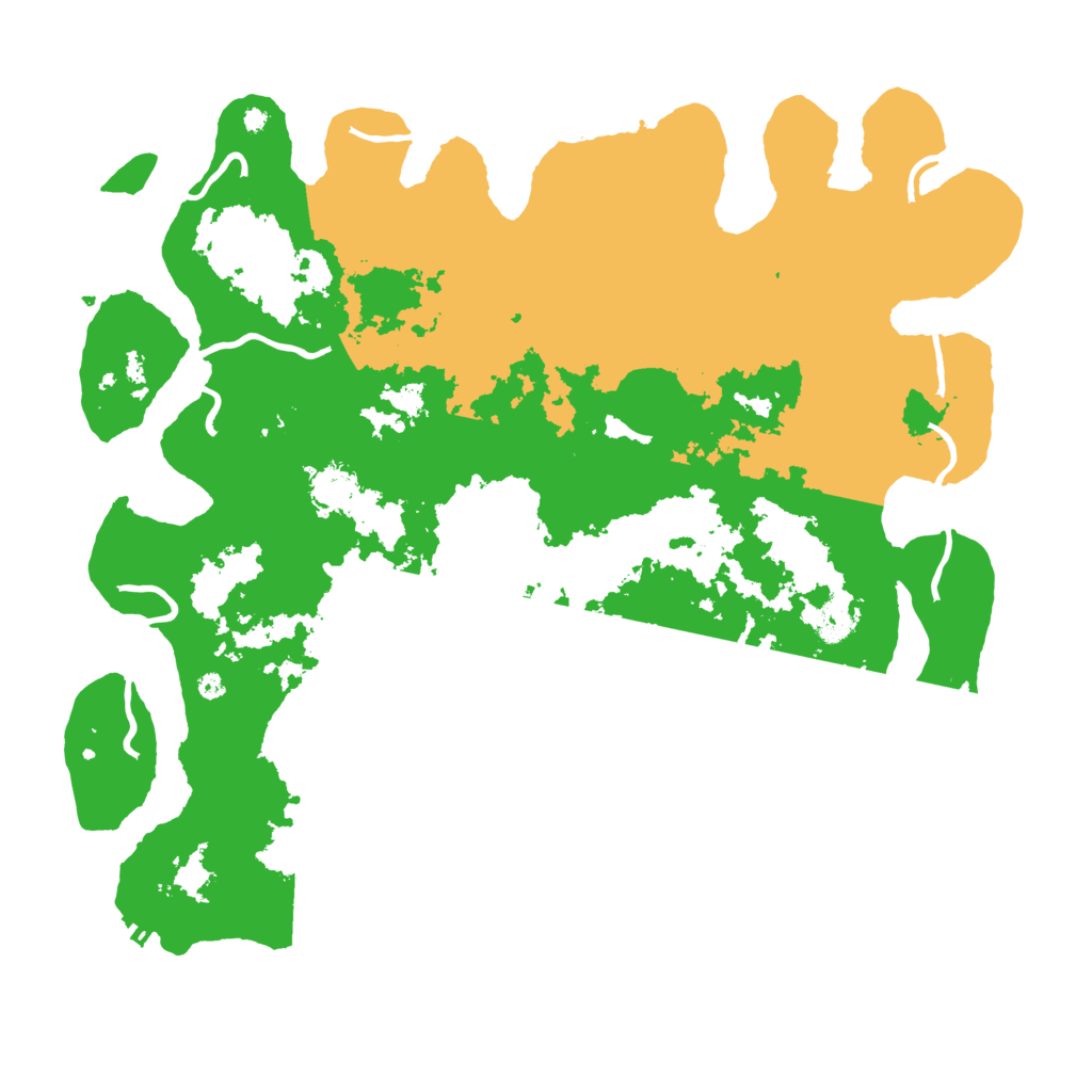Biome Rust Map: Procedural Map, Size: 4250, Seed: 2009200107