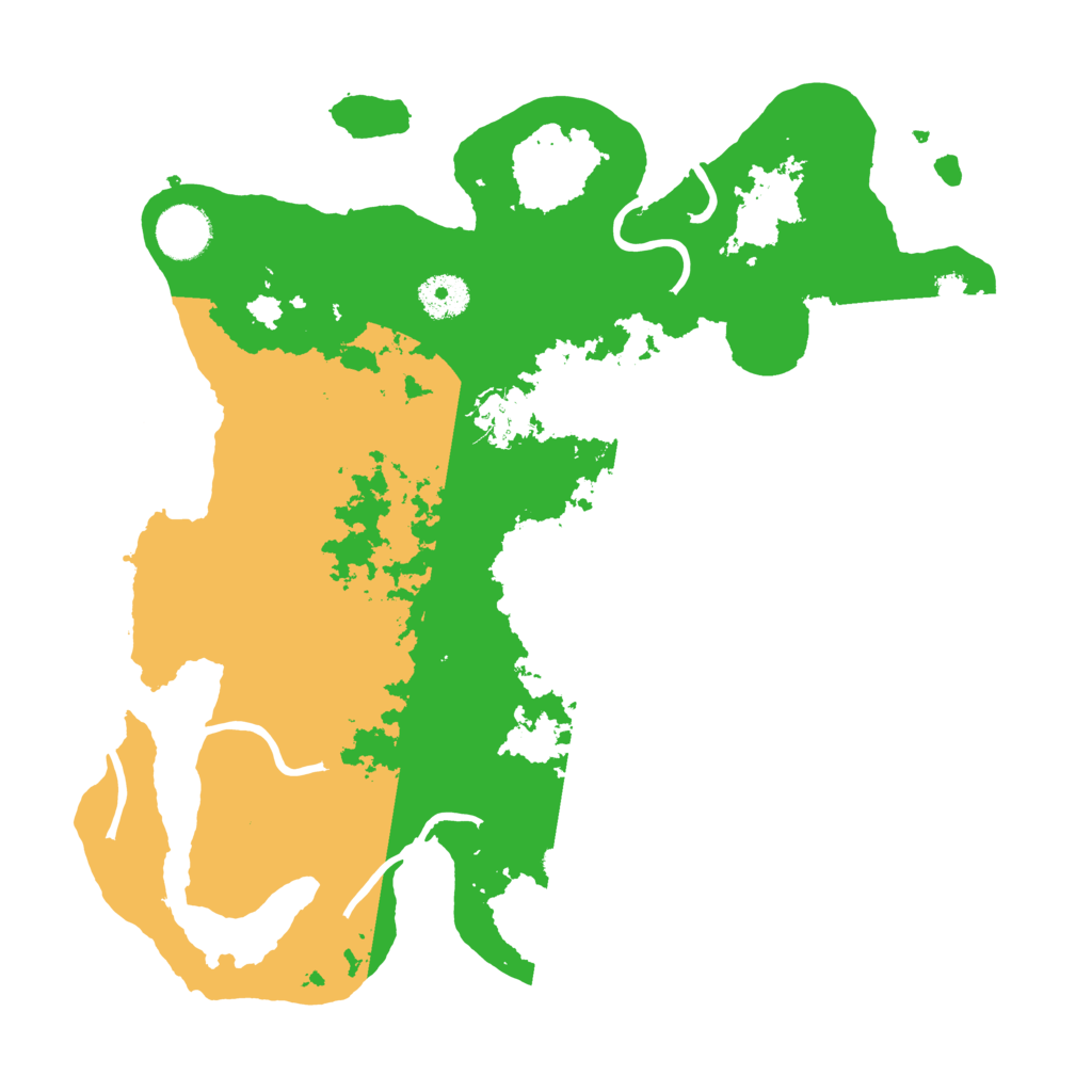 Biome Rust Map: Procedural Map, Size: 3500, Seed: 1607329774