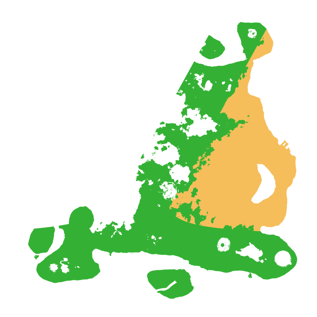 Biome Rust Map: Procedural Map, Size: 3500, Seed: 50553372