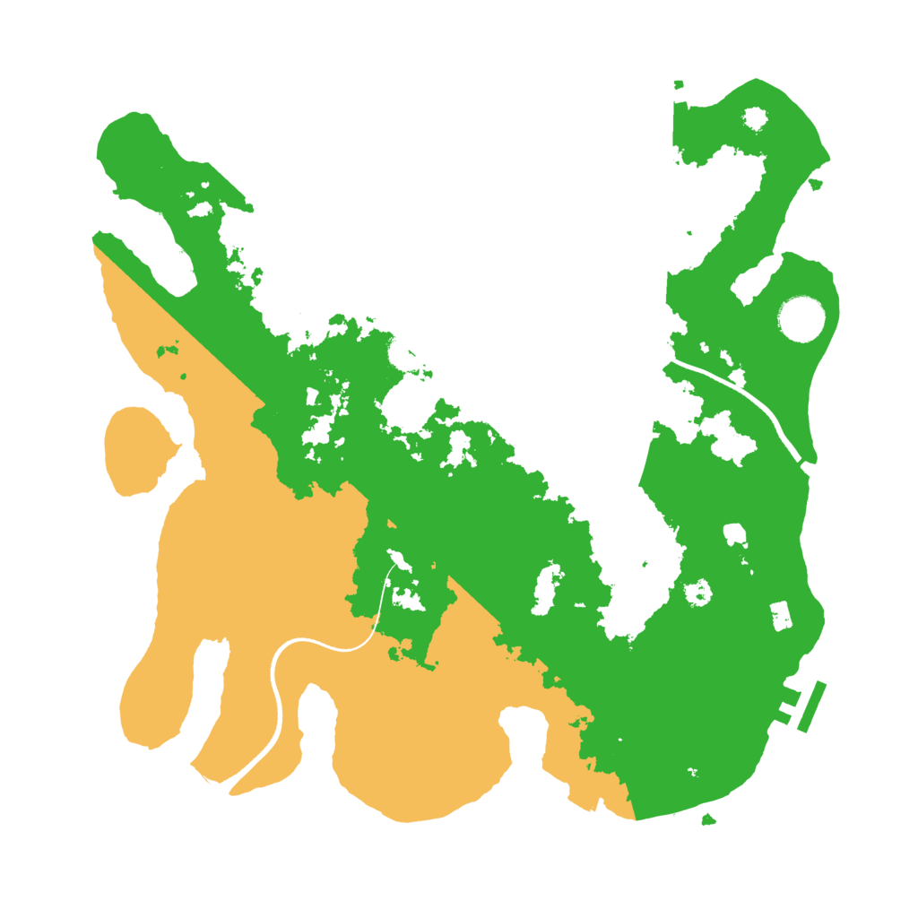 Biome Rust Map: Procedural Map, Size: 3500, Seed: 67280522