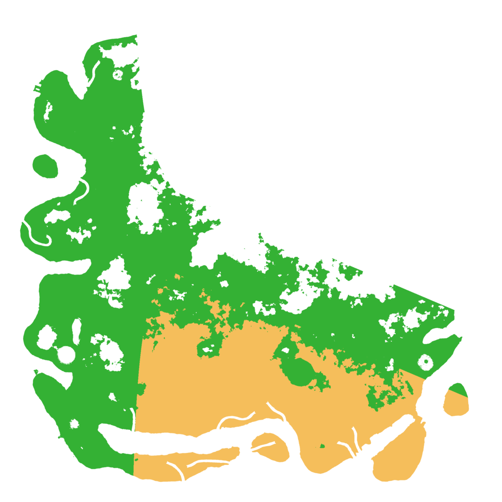 Biome Rust Map: Procedural Map, Size: 5000, Seed: 18523353