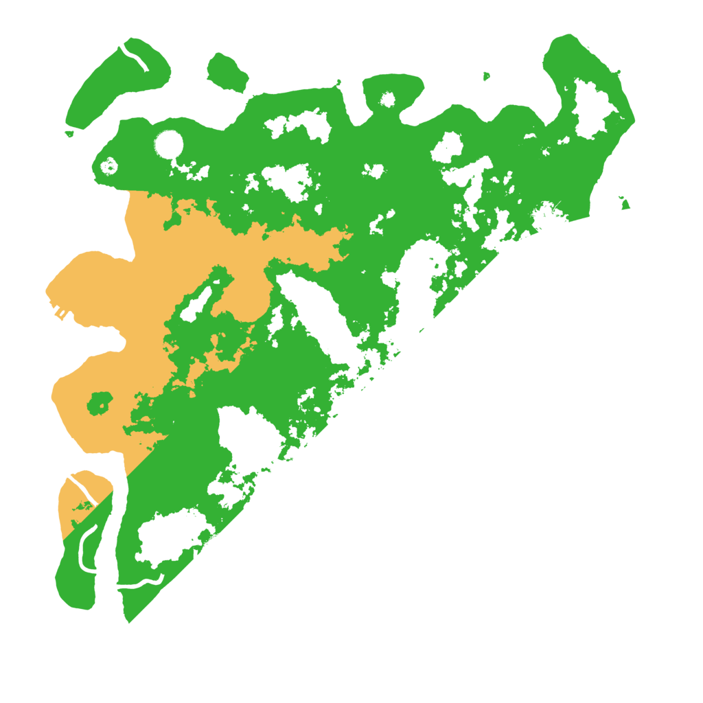 Biome Rust Map: Procedural Map, Size: 4300, Seed: 2011792953