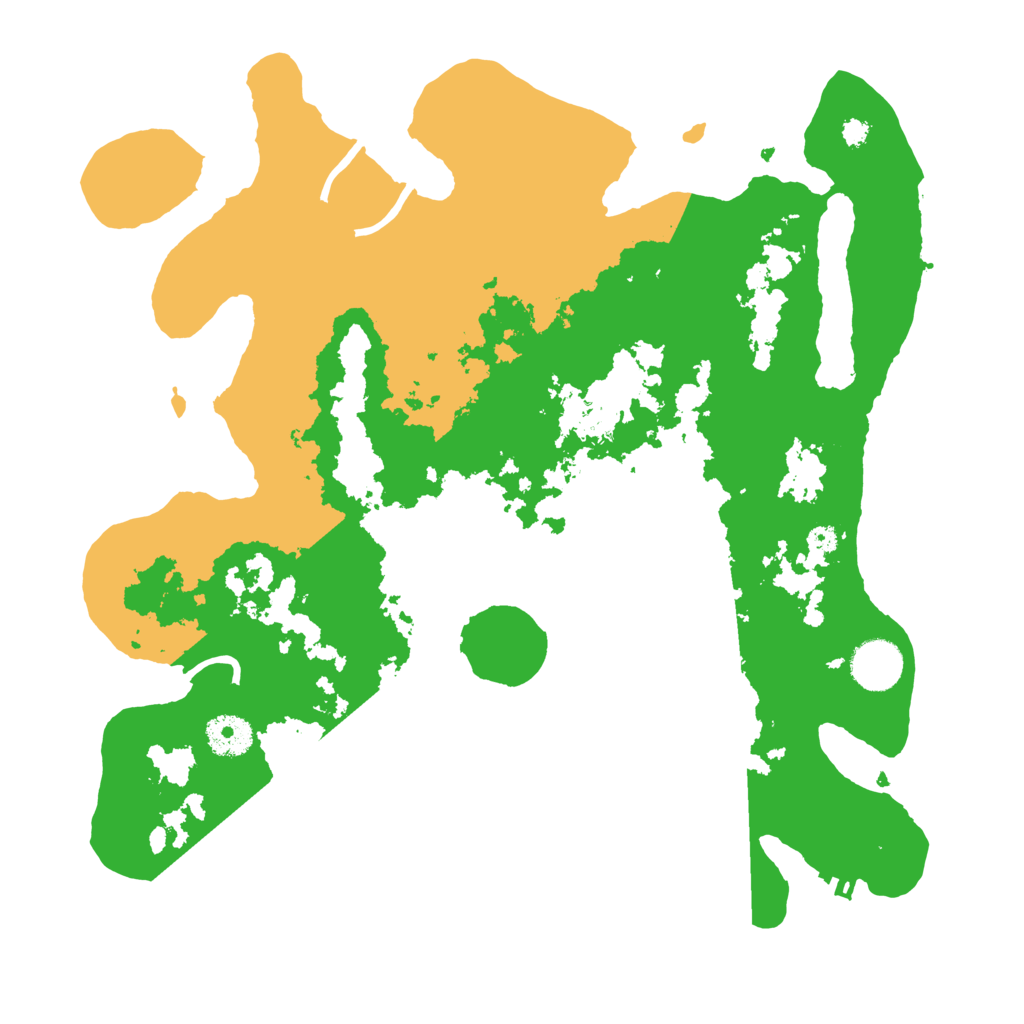 Biome Rust Map: Procedural Map, Size: 3500, Seed: 19153029