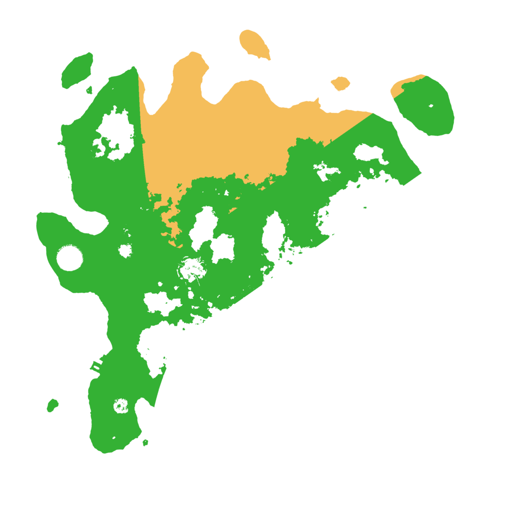 Biome Rust Map: Procedural Map, Size: 3500, Seed: 455113097