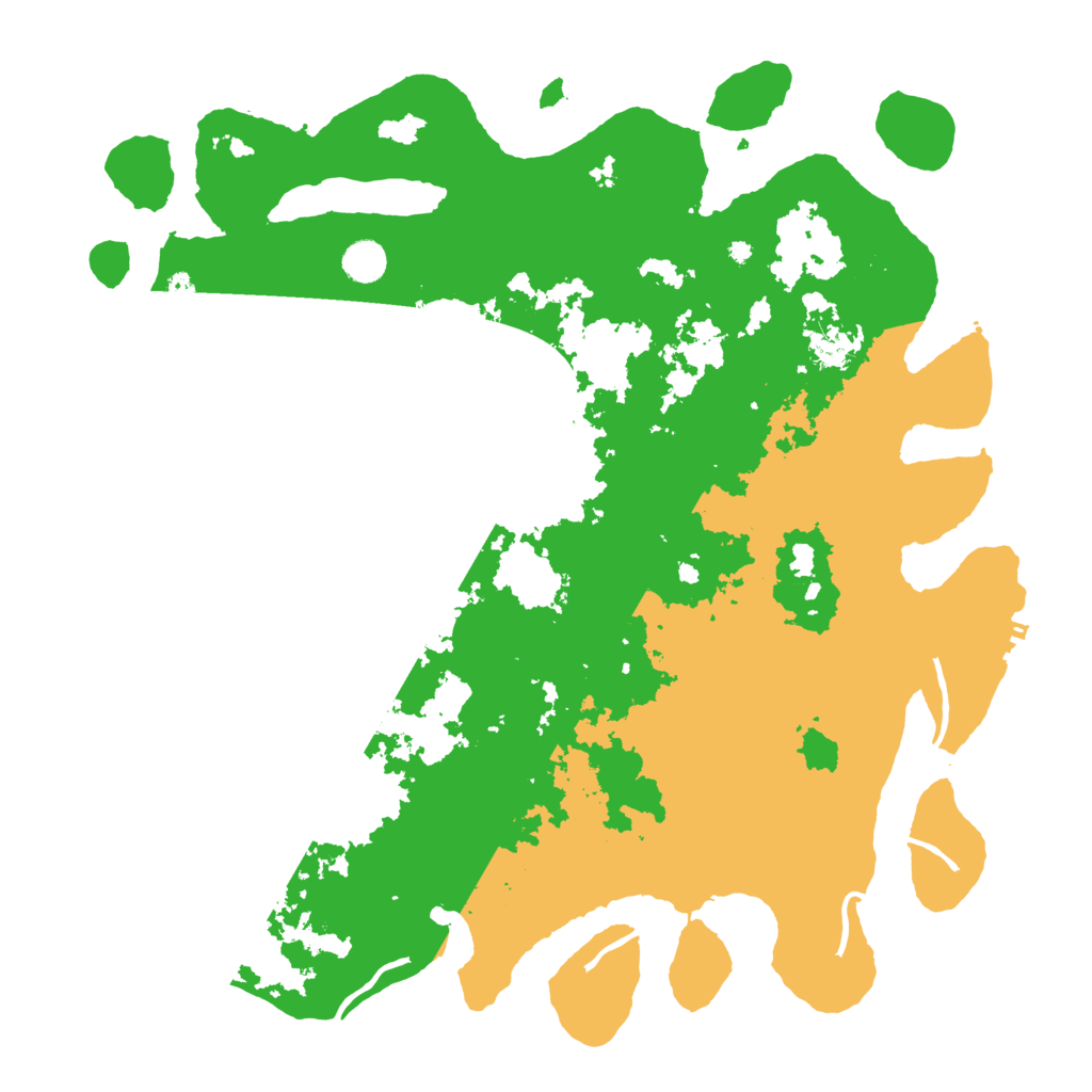 Biome Rust Map: Procedural Map, Size: 4500, Seed: 491486132