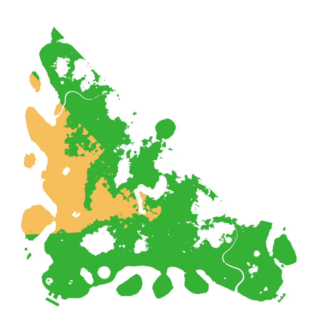 Biome Rust Map: Procedural Map, Size: 4500, Seed: 2109175