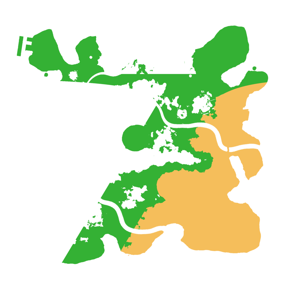 Biome Rust Map: Procedural Map, Size: 3000, Seed: 198802