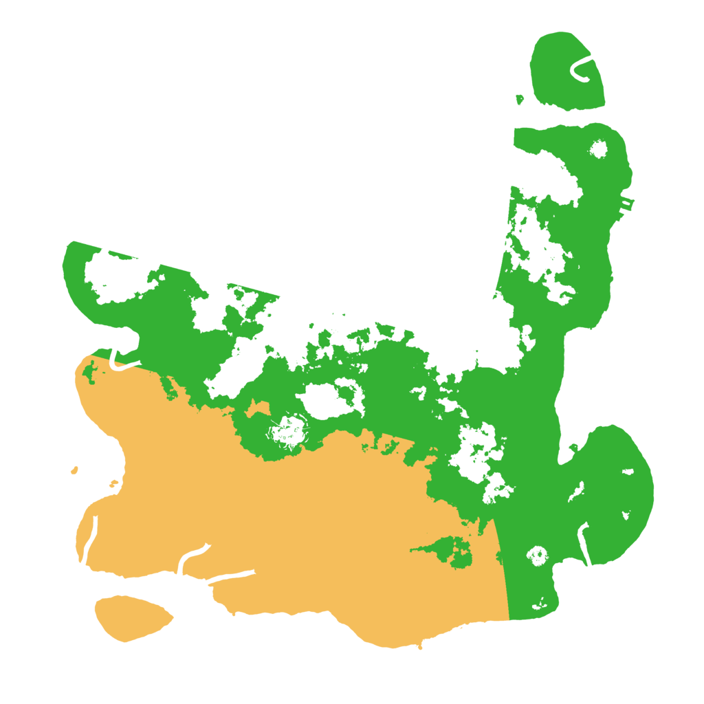 Biome Rust Map: Procedural Map, Size: 3700, Seed: 187448638