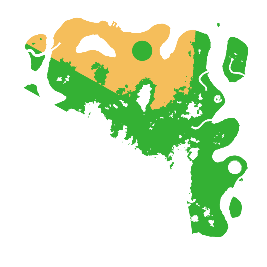 Biome Rust Map: Procedural Map, Size: 3500, Seed: 79453351