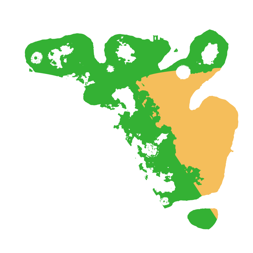 Biome Rust Map: Procedural Map, Size: 3250, Seed: 1064075046