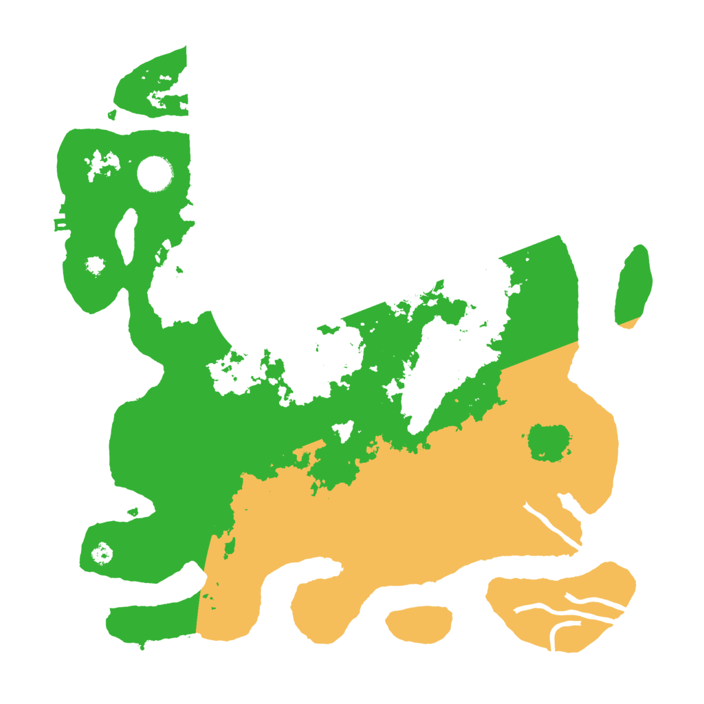 Biome Rust Map: Procedural Map, Size: 3500, Seed: 33839401