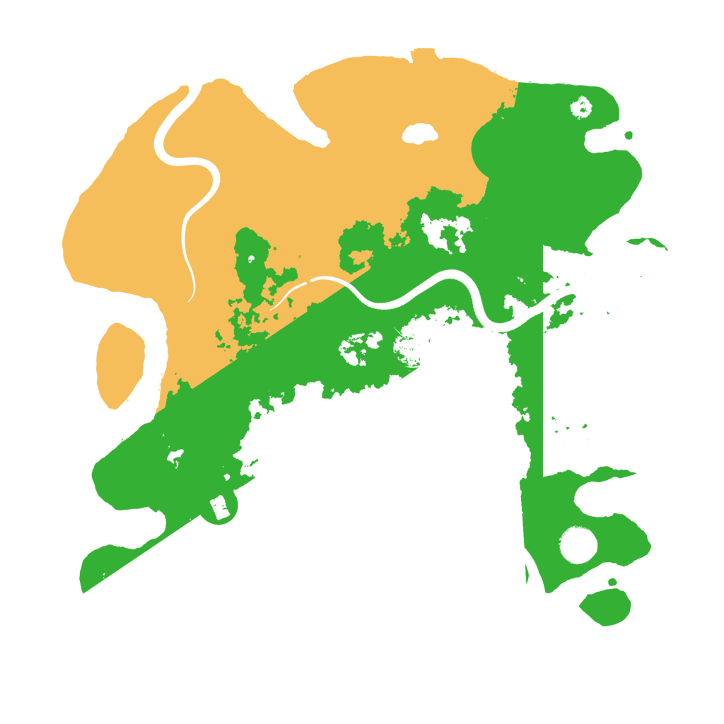 Biome Rust Map: Procedural Map, Size: 3500, Seed: 91245037