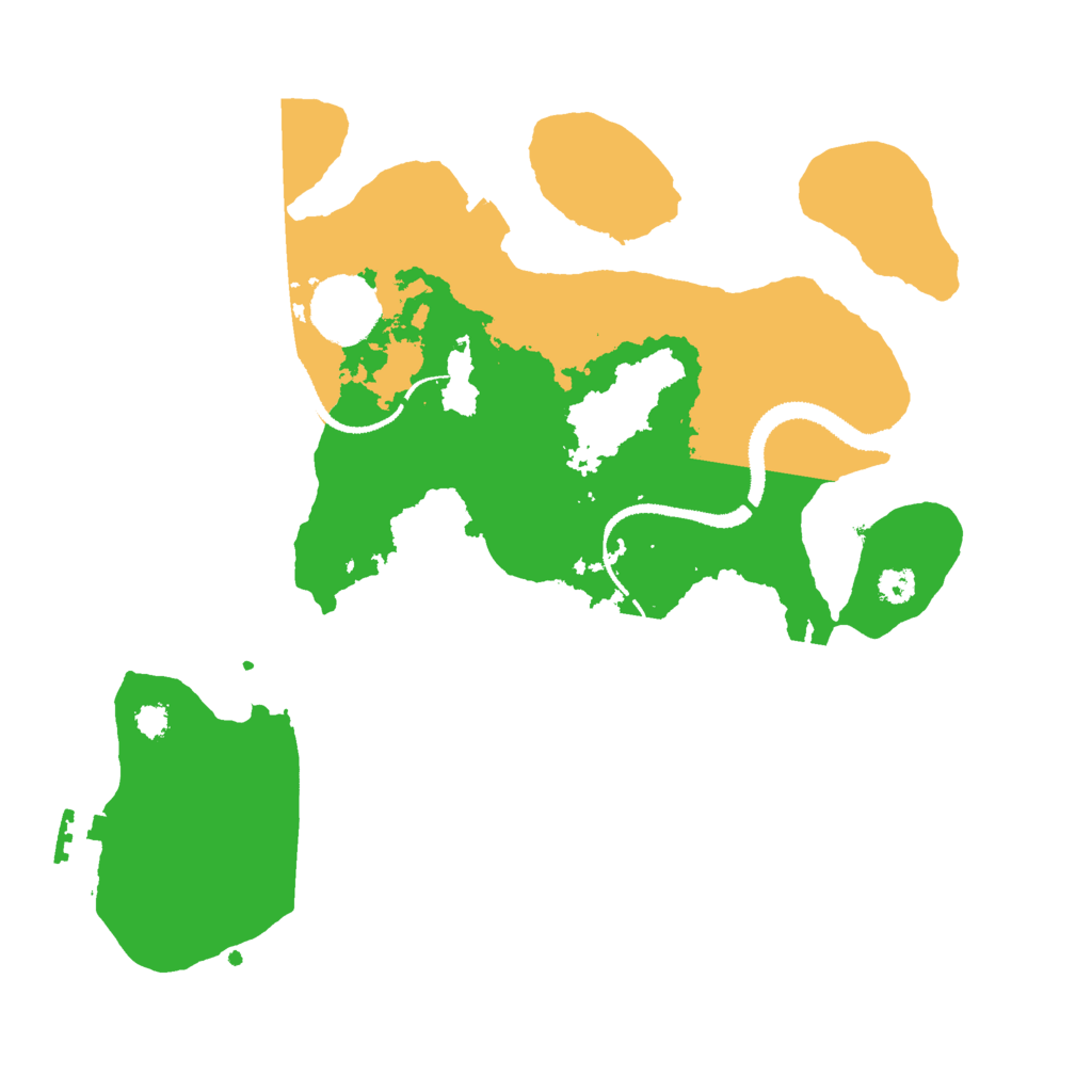 Biome Rust Map: Procedural Map, Size: 3000, Seed: 27201