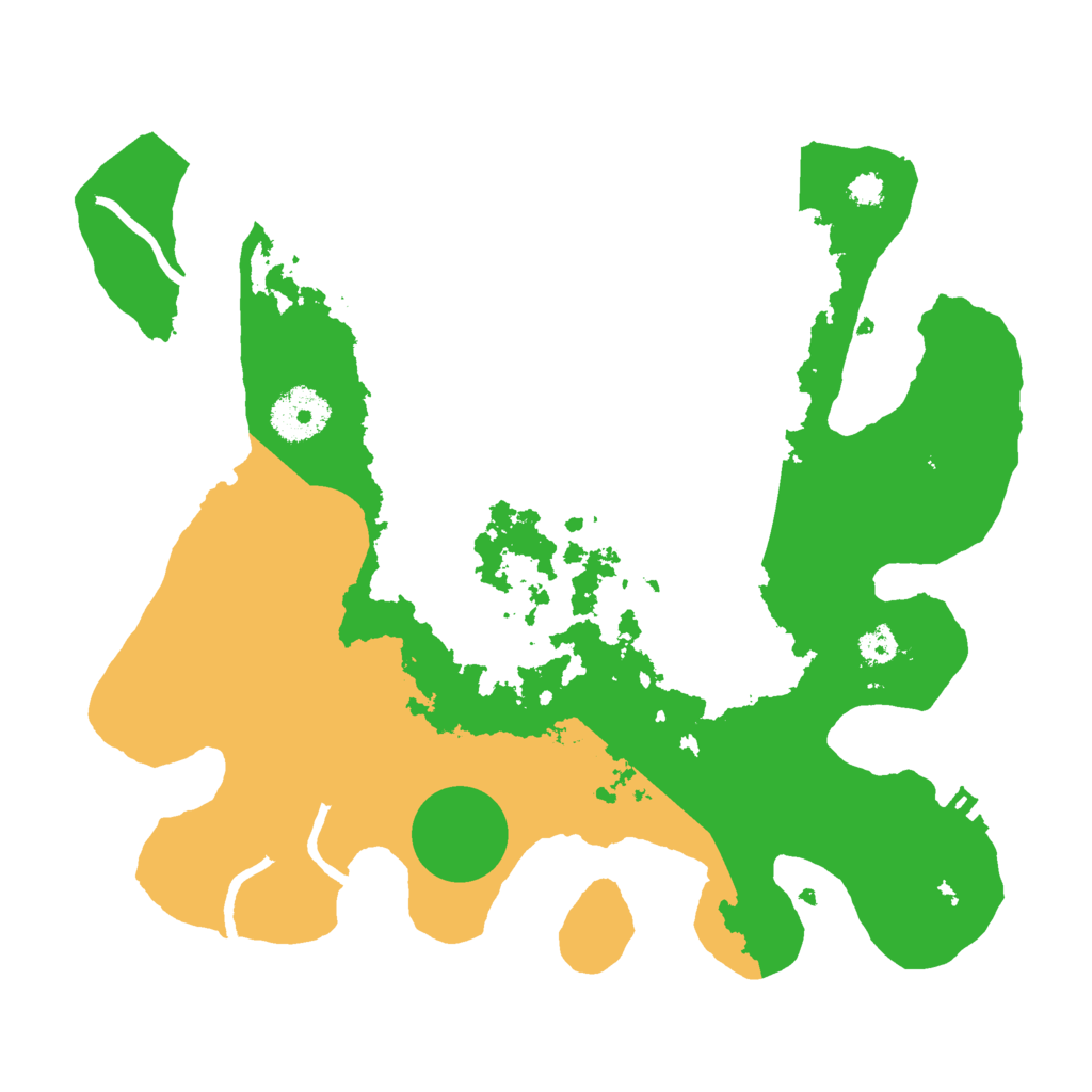 Biome Rust Map: Procedural Map, Size: 3000, Seed: 153618977