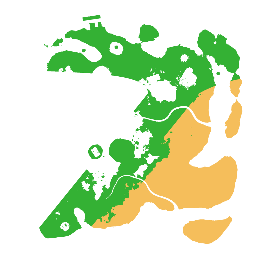 Biome Rust Map: Procedural Map, Size: 3000, Seed: 234676