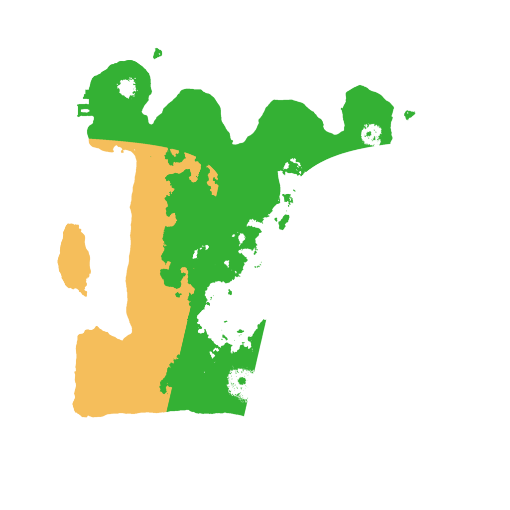 Biome Rust Map: Procedural Map, Size: 2500, Seed: 2083643940