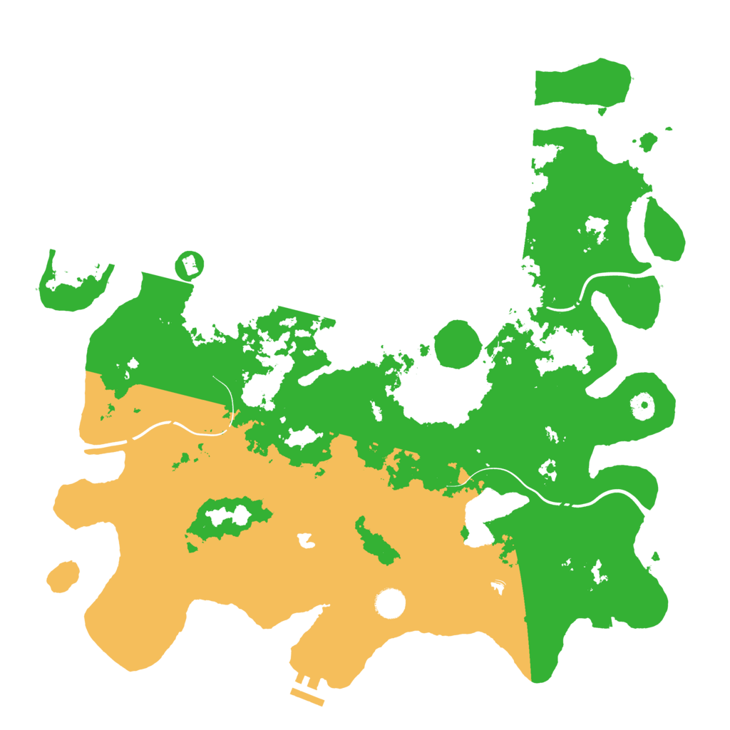 Biome Rust Map: Procedural Map, Size: 4250, Seed: 20058