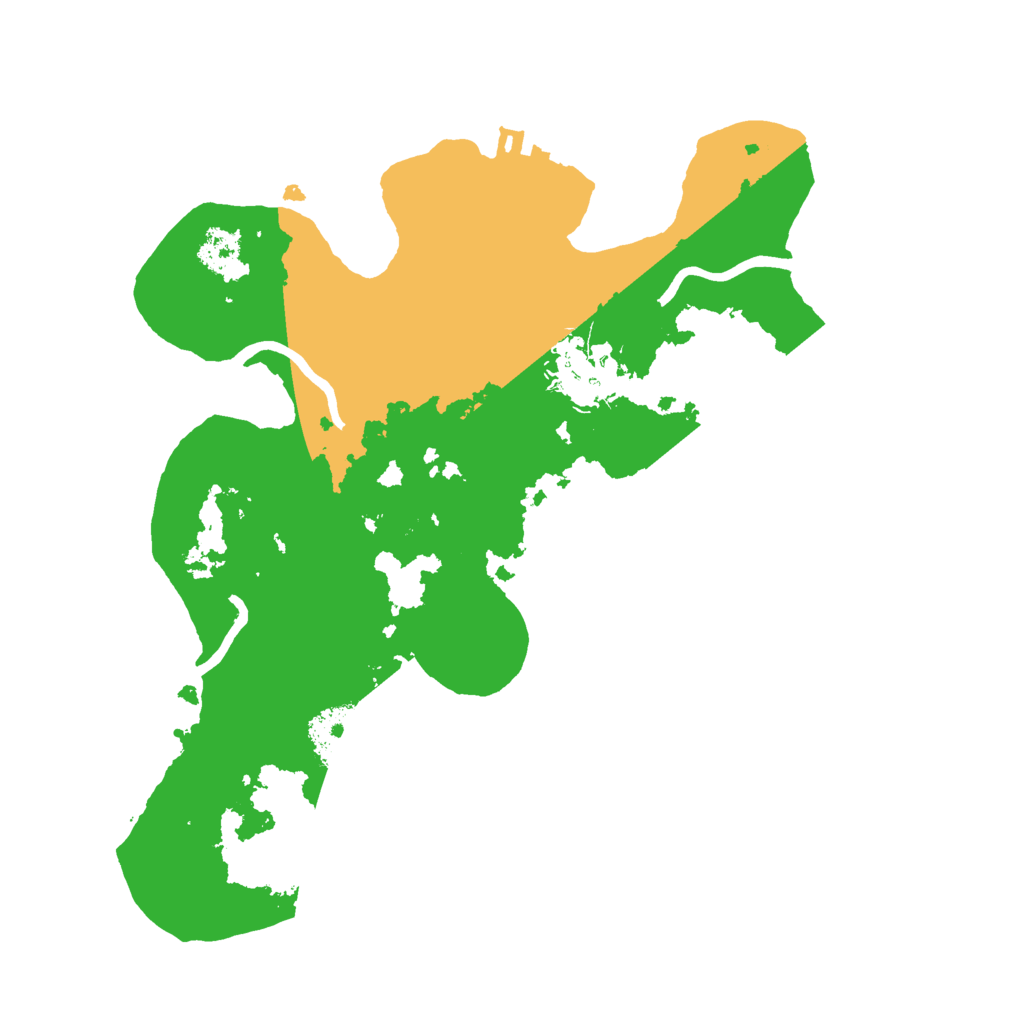 Biome Rust Map: Procedural Map, Size: 2500, Seed: 2146997449