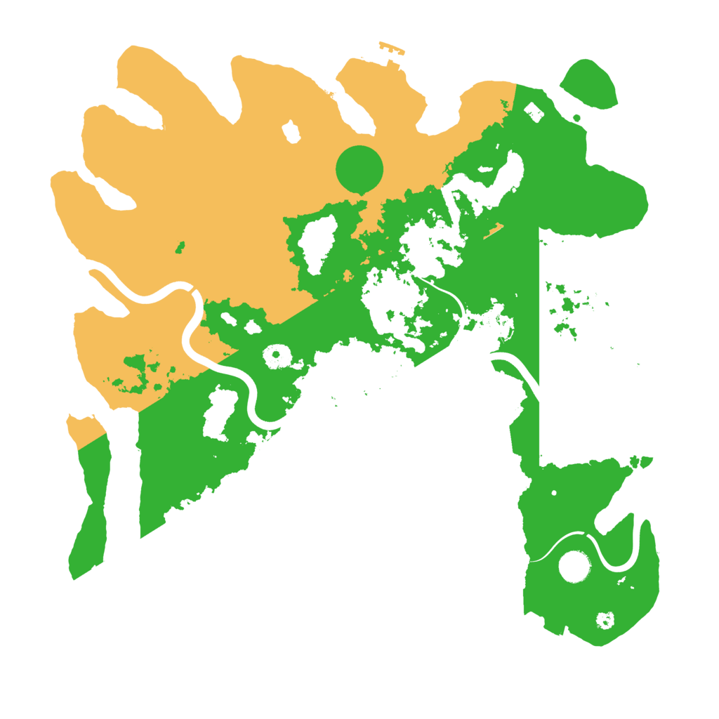 Biome Rust Map: Procedural Map, Size: 4000, Seed: 1040559132