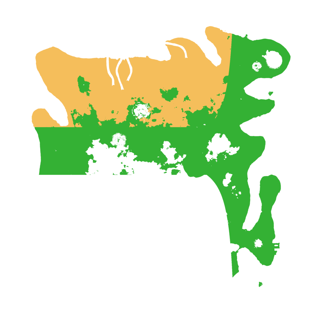 Biome Rust Map: Procedural Map, Size: 3500, Seed: 22064850